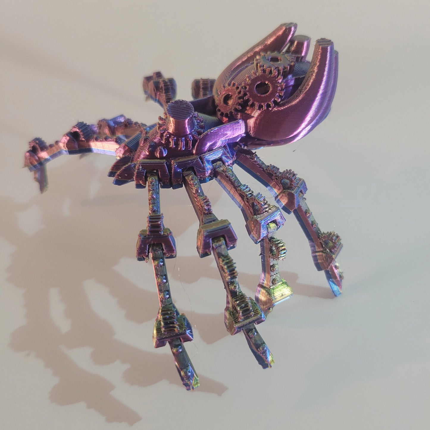Steampunk Spider Articulated 3D printed Fidget Toy