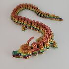 Articulated 3D Printed Articulated 25" Dragon Fidget Toy, Desk Decor