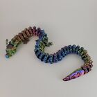 Articulated 3D Printed Articulated 25" Dragon Fidget Toy, Desk Decor