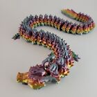 Articulated 3D Printed Articulated 25" Dragon Fidget Toy, Desk Decor