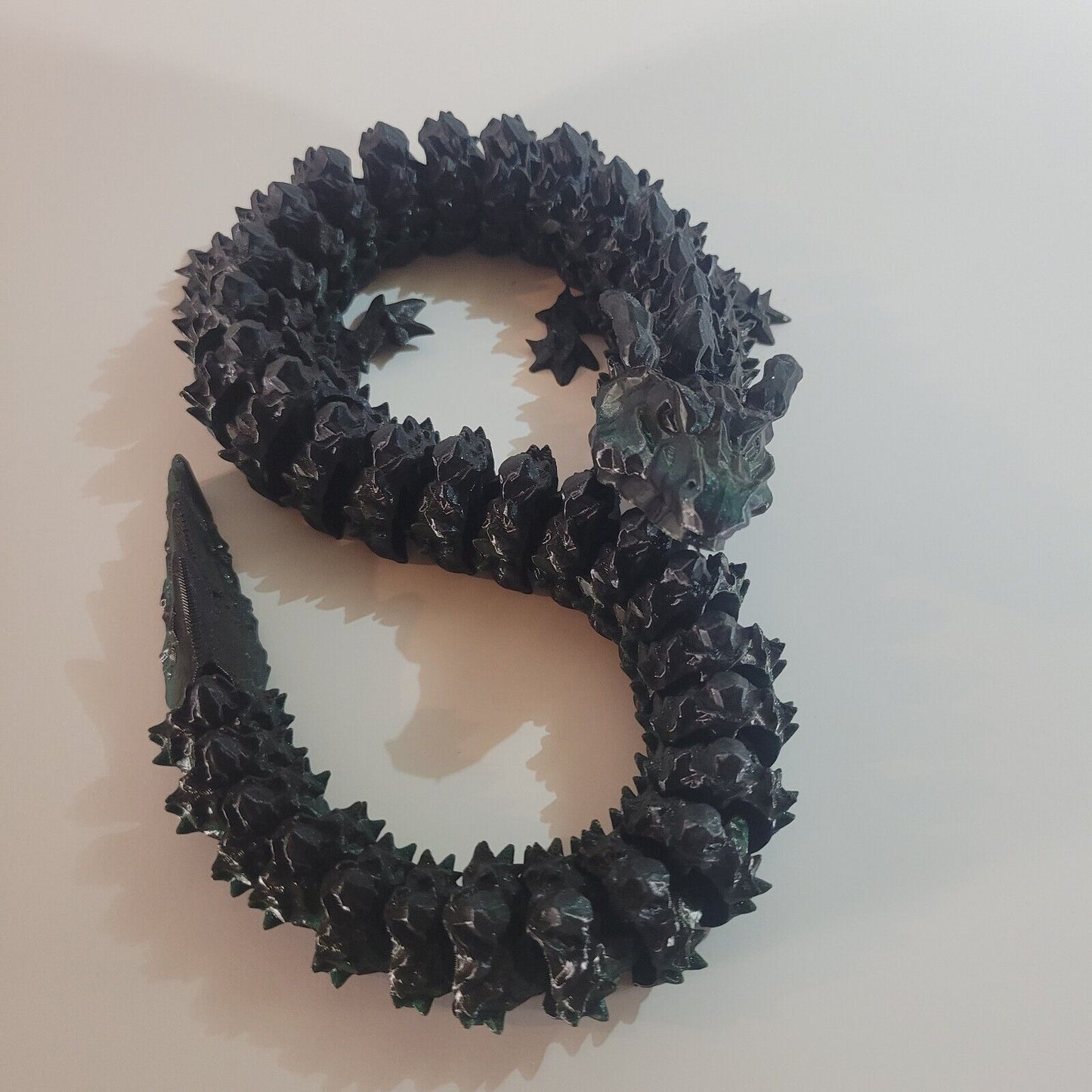 Articulated 3D Printed Articulated 25" Dragon Fidget Toy, Desk Decor